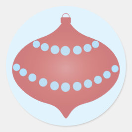 Leuk ornament ronde sticker