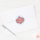 Leuk ornament ronde sticker (Envelop)