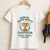 Leuk ouder Shirt; Ouderportaal Editie School T-shirt