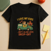 Leuk ouderschool Shirt; Ik hou van mijn Kinderen & T-shirt
