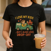 Leuk ouderschool Shirt; Ik hou van mijn Kinderen & T-shirt