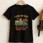 Leuk ouderschool Shirt; Ik hou van mijn Kinderen & T-shirt