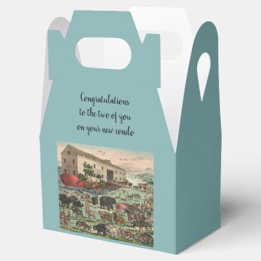 Leuk Paar Gefeliciteerd met New Condo Bedankdoosjes (Geopend)