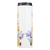 Leuk paar Giraffe Thermische Tumbler Thermosbeker (Achterkant)