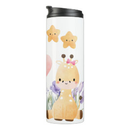 Leuk paar Giraffe Thermische Tumbler Thermosbeker