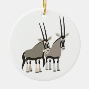 Leuk Paar van het Ornament van Oryxes van de