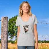 Leuk Paard Grappig Bezorgd Tri-Blend Shirt