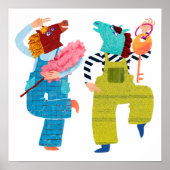 Leuk Paard HePrint, Waarde Poster Papier (Halfglan (Voorkant)