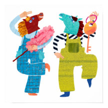 Leuk Paard HePrint, Waarde Poster Papier (Halfglan