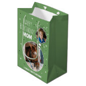 Leuk Paard Mam Verjaardag Gedachte Bubble Foto Gro Medium Cadeauzakje (Voorkant Gekanteld)