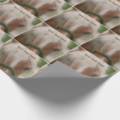 Leuk Paardengezicht gepersonaliseerd Cadeaupapier (Hoek)