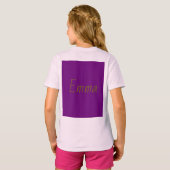 Leuk Paars Fee T-Shirt . (Achterkant volledig)