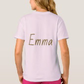 Leuk Paars Fee T-Shirt . (Achterkant)