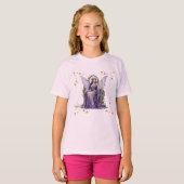 Leuk Paars Fee T-Shirt . (Voorkant volledig)