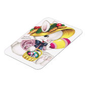 Leuk  paashaas met ei magneet (Linkerzijde)