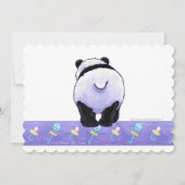 Leuk Panda Beer Baby shower Kaart (Achterkant)