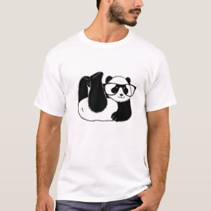 Leuk Panda beer met een bril T-shirt