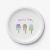 Leuk Pastel Papier Bord 7 "Popsicle Design (Voorkant)