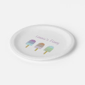 Leuk Pastel Papier Bord 7 "Popsicle Design (Gekanteld)