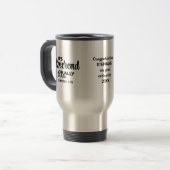 Leuk pastoraal wijding cadeau HET IS EIGENLIJK DOM Reisbeker (Voorkant links)