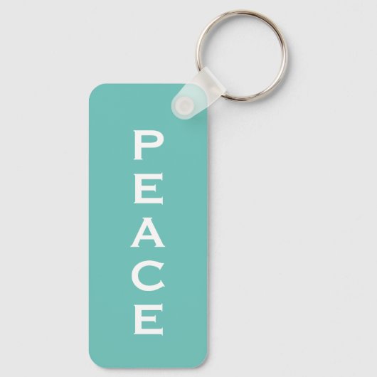leuk PEACE-SYMBOOL MET NAAM | SLEUTELHANGER (Achterkant)