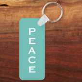 leuk PEACE-SYMBOOL MET NAAM | SLEUTELHANGER (Achterkant)