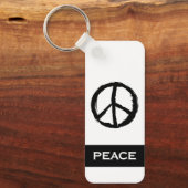 leuk PEACE-SYMBOOL MET NAAM | SLEUTELHANGER (Voorkant)