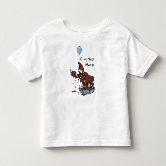 Leuk Peuter T-shirt, Chocolate Moose Kinder Shirts (Voorkant)