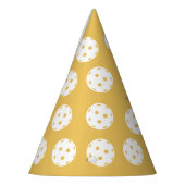 Leuk pickleball patroon gepersonaliseerde tekst feesthoedjes (Links)