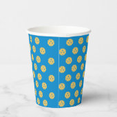 Leuk Pickleball Pattern Pickleball Party Papieren Bekers (Rechts)