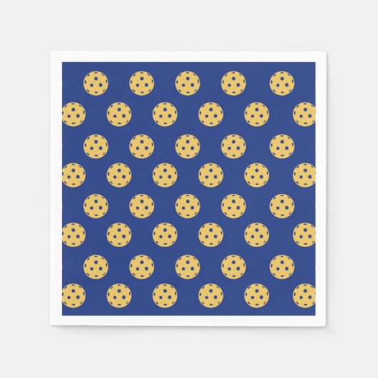 Leuk Pickleball Pattern Pickleball Party Servet (Voorkant)