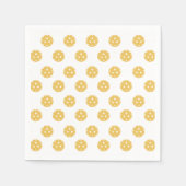 Leuk Pickleball Pattern Pickleball Party Servet (Voorkant)