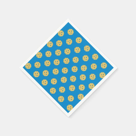 Leuk Pickleball Pattern Pickleball Party Servet (Hoek)