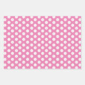 Leuk Pickleball Pattern Roze Groen Sinaasappel Inpakpapier Vel (Voorkant 2)