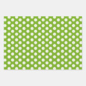 Leuk Pickleball Pattern Roze Groen Sinaasappel Inpakpapier Vel (Voorkant)