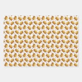 leuk picknick sandwich betegeld patroon inpakpapier vel (Voorkant 3)