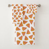 Leuk Pizza Slice Patroon Bad Handdoek (Insitu)