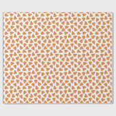 Leuk Pizza Slice Patroon Cadeaupapier (Vlak)