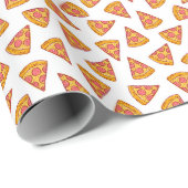 Leuk Pizza Slice Patroon Cadeaupapier (Rol Hoek)