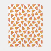 Leuk Pizza Slice Patroon Fleece Deken (Voorkant)