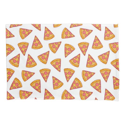 Leuk Pizza Slice Patroon Kussensloop (Voorkant-Links)