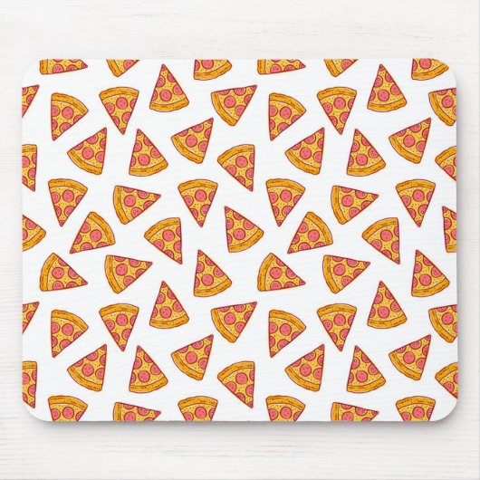 Leuk Pizza Slice Patroon Muismat (Voorkant)