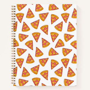 Leuk Pizza Slice Patroon Notitieboek