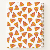 Leuk Pizza Slice Patroon Notitieboek (Achterkant)