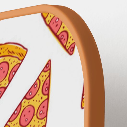 Leuk Pizza Slice Patroon Pickleball Paddle (Links Detail)