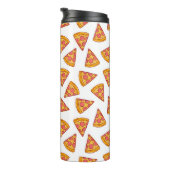 Leuk Pizza Slice Patroon Thermosbeker (Geroteerd rechts)