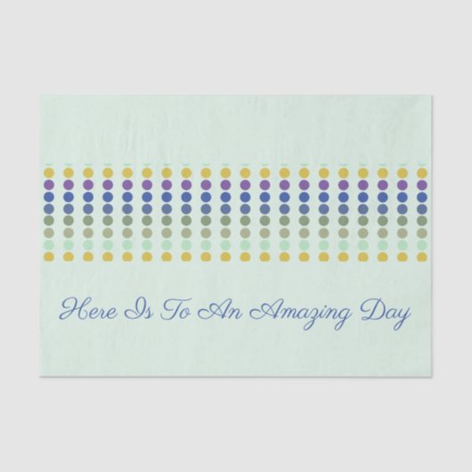 Leuk Polka Dot Design Tissuepapier (Voorkant)