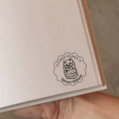 Leuk Pommerse Hond Boek Rubberstempel