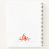 Leuk pompen en herfst gebladerte boeket notitieboek (Achterkant)