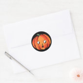 Leuk Pompoen Gezicht voor Halloween Leuke Stickers (Envelop)